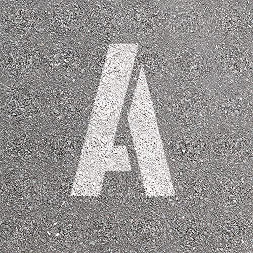 HY-KO Products ST-4 Number & Letter Stencils, 4 Inch, Tan - Image 4