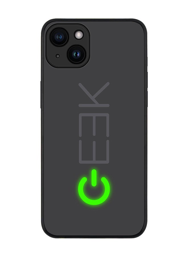 Stylizedd غطاء لهاتف iPhone 15 Plus، جراب أسود متين رفيع، ناعم ومرن مضاد للسقوط، جرابات هاتف رقيقة واقية - Geek ON - Image 1