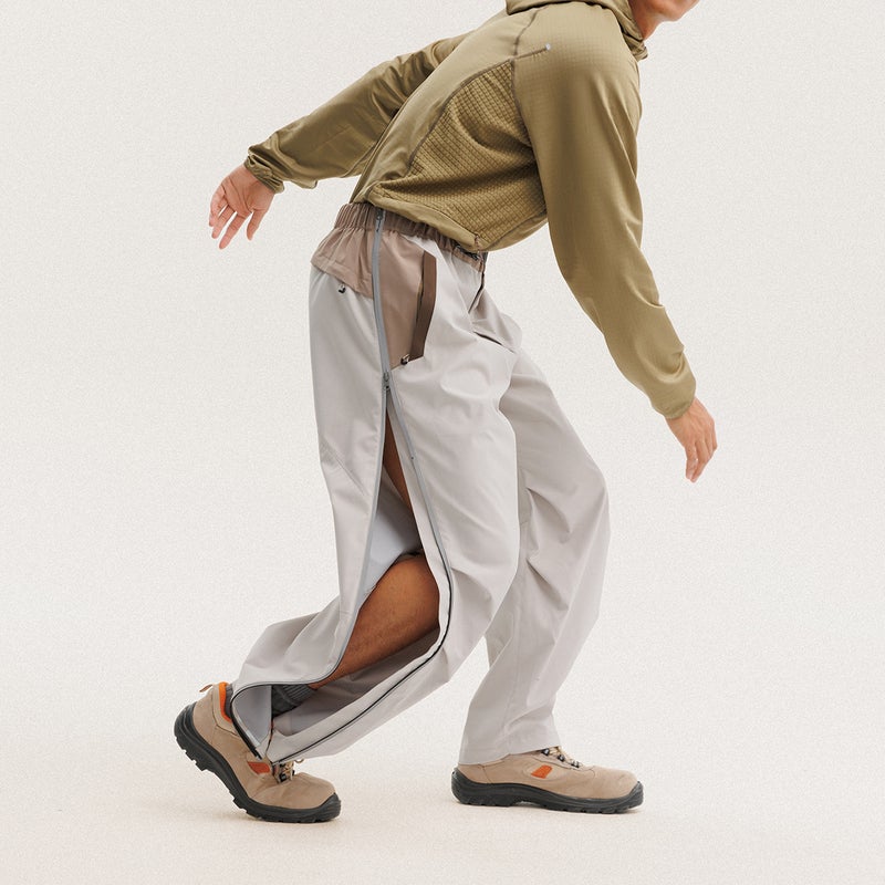 BlackArmada Men's Loose Waterproof Cargo Pants with Side Zipper LK88009 - Image 3