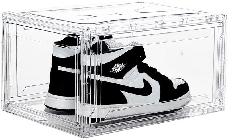 MMBABY 1 Pack Acrylic Clear Shoe Storage Box Shoe Box Clear 7801 - Image 1