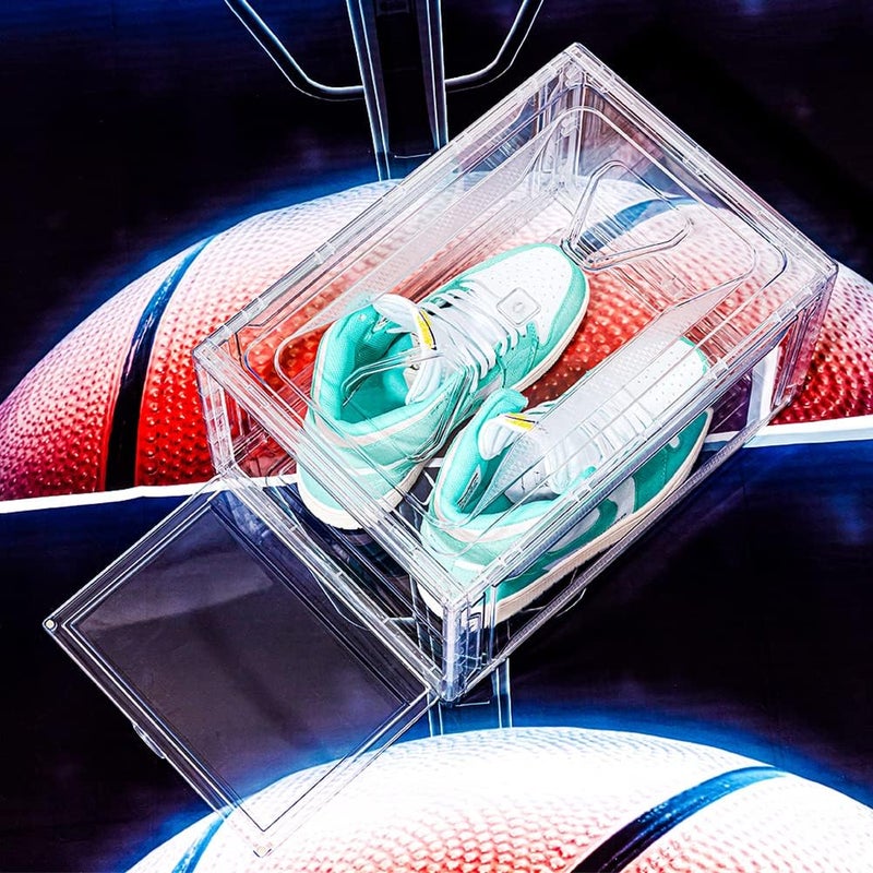 MMBABY 1 Pack Acrylic Clear Shoe Storage Box Shoe Box Clear 7801 - Image 2