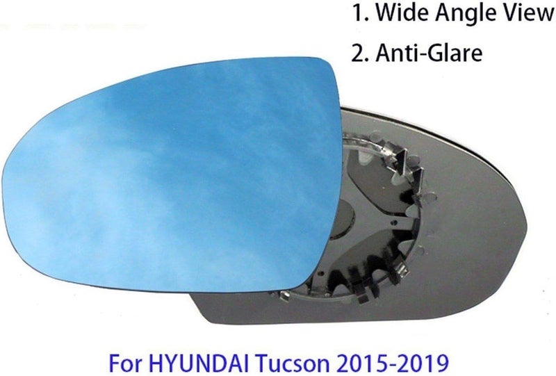 Wivplex Blue Glass Side Mirror for Hyundai Tucson 2015-2019 - Image 4