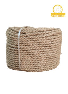 SUNRISE Jute Rope,6mm Thick,91.44m,Strong Hemp Twine Cord For DIY Crafts, Decoration, Gift Wrapping, Garden, Hanging and Packing And Pets Eco Friendly Durable Utility Rope  - Image 1