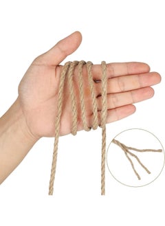 SUNRISE Jute Rope,6mm Thick,91.44m,Strong Hemp Twine Cord For DIY Crafts, Decoration, Gift Wrapping, Garden, Hanging and Packing And Pets Eco Friendly Durable Utility Rope  - Image 5