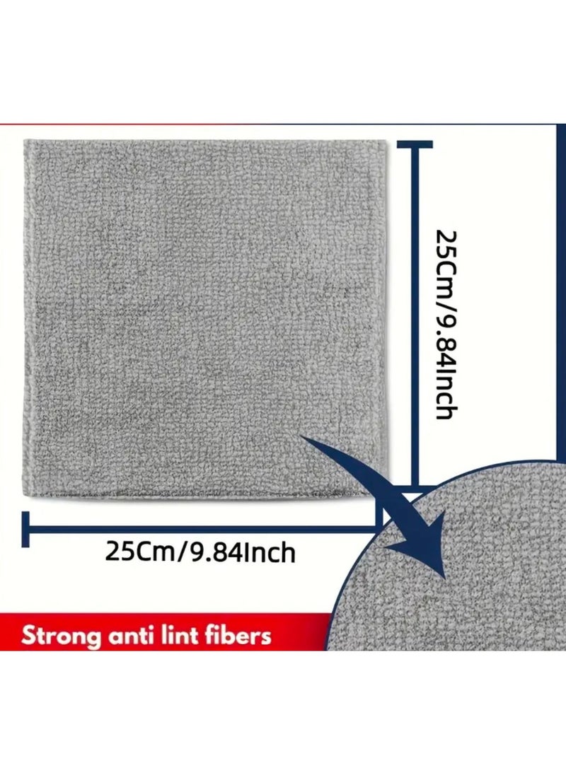 CleanWave - The Pure Effect 5-PCS, Ultra-Absorbent Microfiber Car Towel Set – Quick-Dry,(5-PCS - 25 * 25CM), Scratch-Free Cleaning Cloths for Cars, Househould, Windows & Detailing, Car Cleaning Tools, Soft Reusable  - Image 3