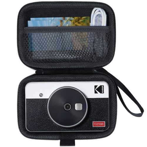 Lebakort Hard Case Compatible with KODAK Mini 2 Retro P210R / Mini Shot 2 Retro C210R Instant Digital Camera Photo Printer, Black Case - Image 2