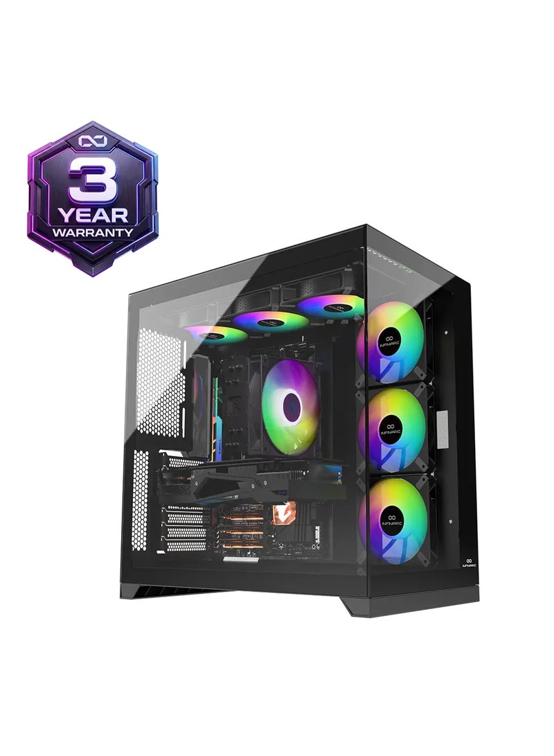 انفني ارك كمبيوتر ألعاب Cube Pro مع معالج Intel Core i5-14400F/16GB DDR5 RAM/1TB SSD/8GB Nvidia GeForce RTX 5060 Ti/Windows 11 Pro - Image 1