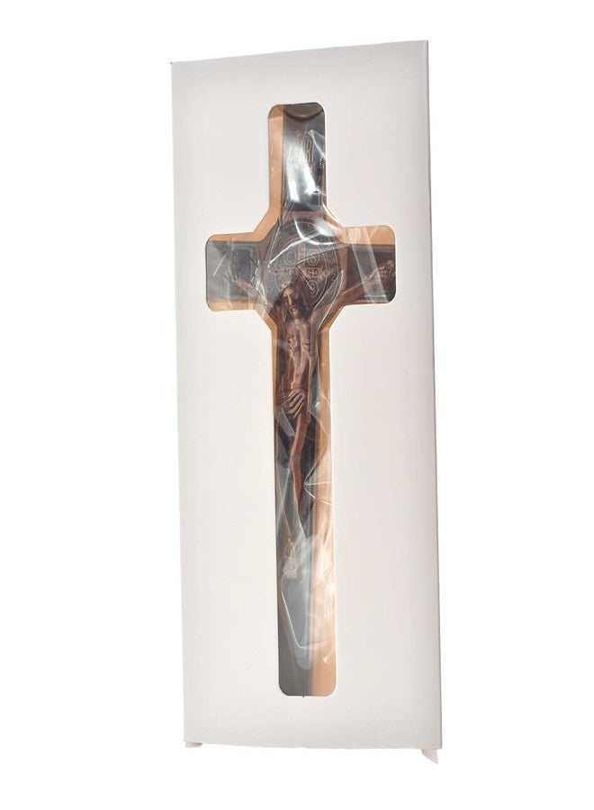DELLMAO MTYIQS 19.5x9.5cm Crucifix Wall Cross Catholic Saint Cross Jesus Christ Vintage Wall Hanging Cross for Home Decor Wall Cross - Image 4