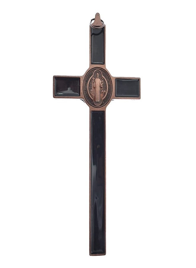 DELLMAO MTYIQS 19.5x9.5cm Crucifix Wall Cross Catholic Saint Cross Jesus Christ Vintage Wall Hanging Cross for Home Decor Wall Cross - Image 2