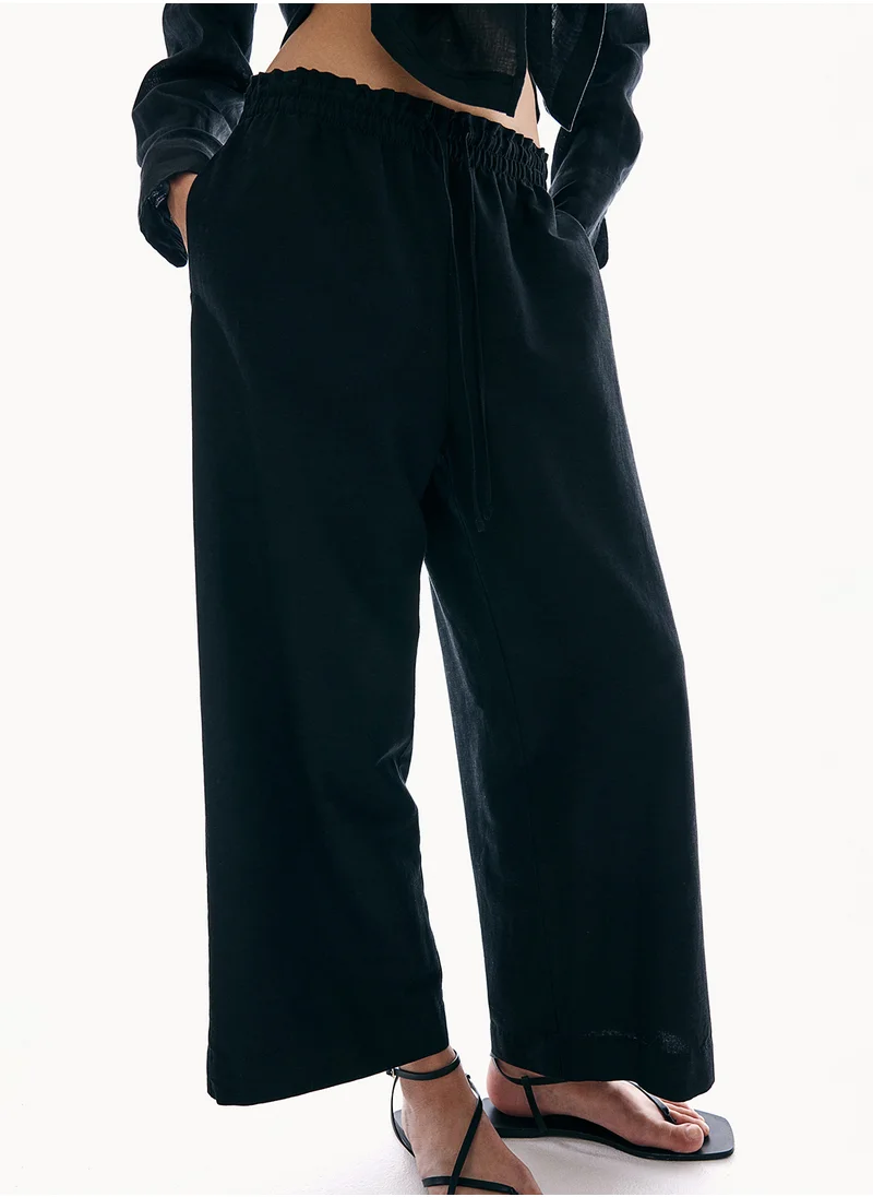 اتش اند ام Linen-Blend Trousers