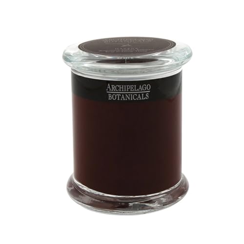 Archipelago Botanicals Havana Glass Jar Candle, Bergamot, Tobacco Flower and Ylang Ylang Scent, Lead-Free Candle Wicks, Burns Approx. 60 Hours (8.6 oz) - Image 1