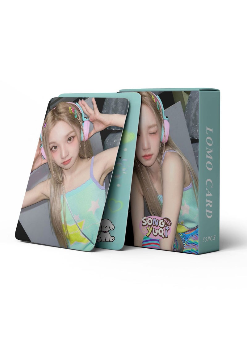 55Pcs (G)I-DLE Member Song Yuqi Personal Photo Card Cute Lomo Card - Image 3