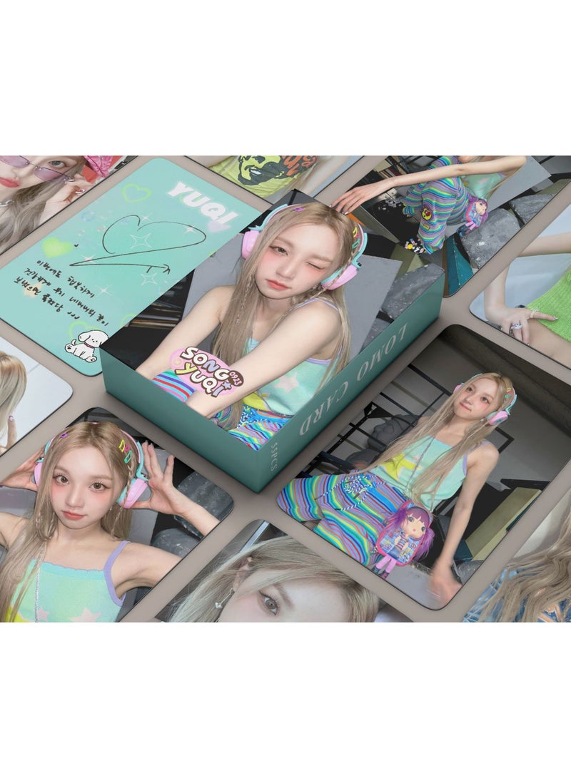55Pcs (G)I-DLE Member Song Yuqi Personal Photo Card Cute Lomo Card - Image 1