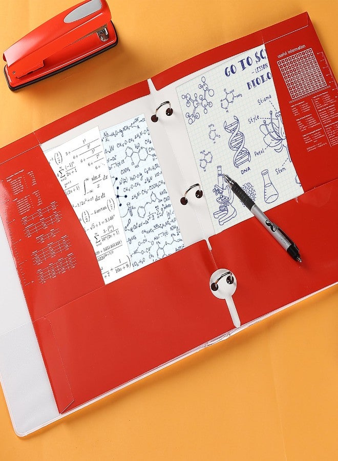 Mr. Pen- 4 Pocket Folders, 4 Pack, Vibrant Colors, 3 Hole Punched, School Folders with Pockets for 3 Ring Binder, Back to School Supplies - Image 5