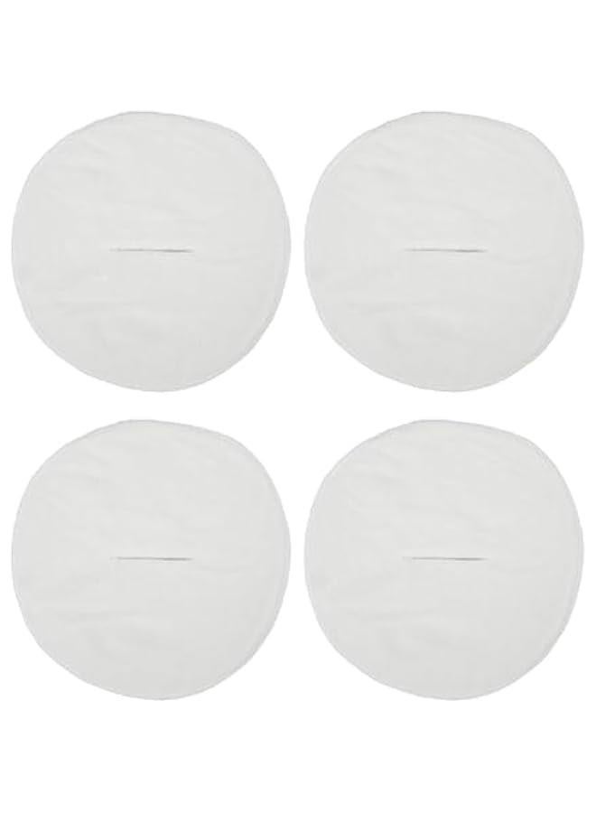 Hot Compress Face Towel Masks, Reusable Facial Steamer Towel, Facial Steamer Towel Mask Skin Care Spa Towel Mask, for Home Beauty Salon, 4Pcs - Image 1