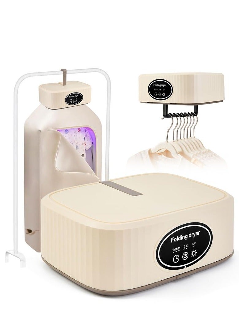 جي جوت مجفف محمول، مجفف ملابس محمول للملابس، الملابس الداخلية، المناشف، ملابس الحيوانات الأليفة، مجفف معلق للغسيل، السفر، التخييم، الشقق الفندقية، السكن الجامعي، المركبات الترفيهية - Image 1