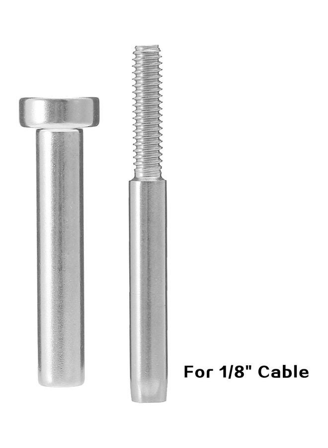 نيبمينينت 5-Piece Stainless Steel Stud Swage Set Silver  - Image 5