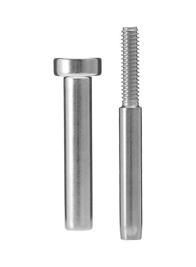 نيبمينينت 5-Piece Stainless Steel Stud Swage Set Silver  - Image 3