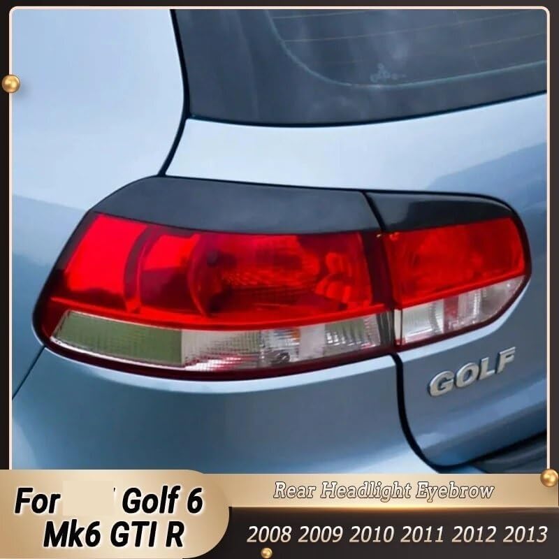 Vuzmode Carbon Look Headlight Eyelids for VW Golf 6 - Image 2