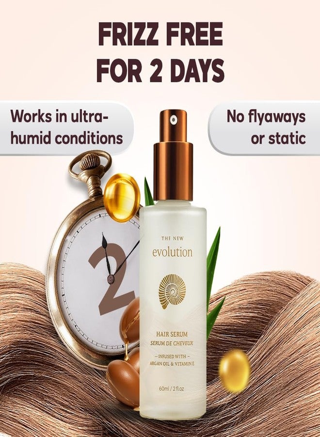 HerStyler Evolution Argan Oil Serum - Vitamin E Nourishing Treatment to Soften Dry Hair, For Hair Straightening With Aloe Vera (2 Pack) - Image 2