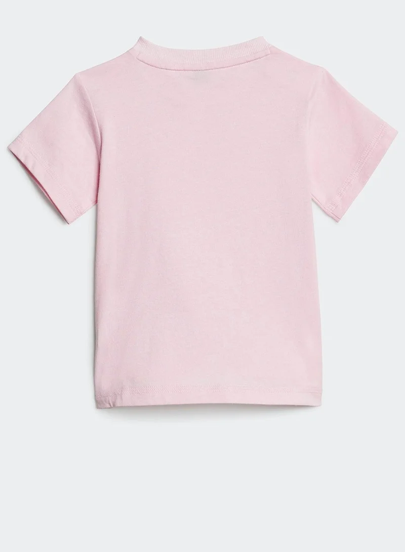 Adidas I Bl T-Set 160 Pink Training Suits For Infant 0-3M