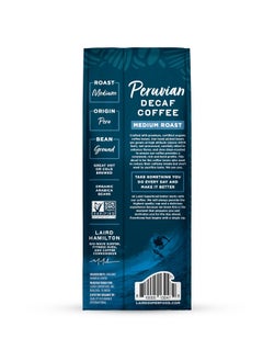 Laird Superfood Laird Superfood Peruvian Medium Roast Decaffeinated Ground Coffee, Chemical-Free Decaf Swiss Water Processed Ground Coffee, Gluten-Free, Dairy-Free, Non-GMO, Paleo, Keto Friendly, 12 oz. Bag  - Image 2