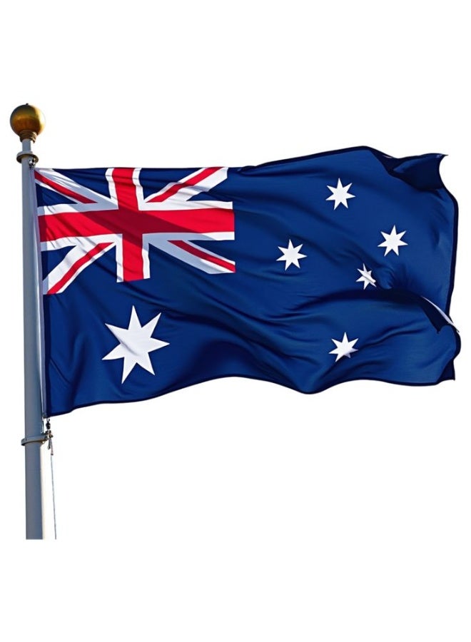 ARS Australia Flag - Heavy-Duty 210D Satin, Australia Flag for Outdoor/Indoor, Fade Resistant, Flag Day, And Home-Polyester, Sport Day, FIFA World Cup-Size Available - Image 1