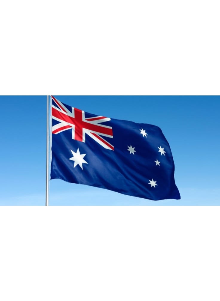 ARS Australia Flag - Heavy-Duty 210D Satin, Australia Flag for Outdoor/Indoor, Fade Resistant, Flag Day, And Home-Polyester, Sport Day, FIFA World Cup-Size Available - Image 3