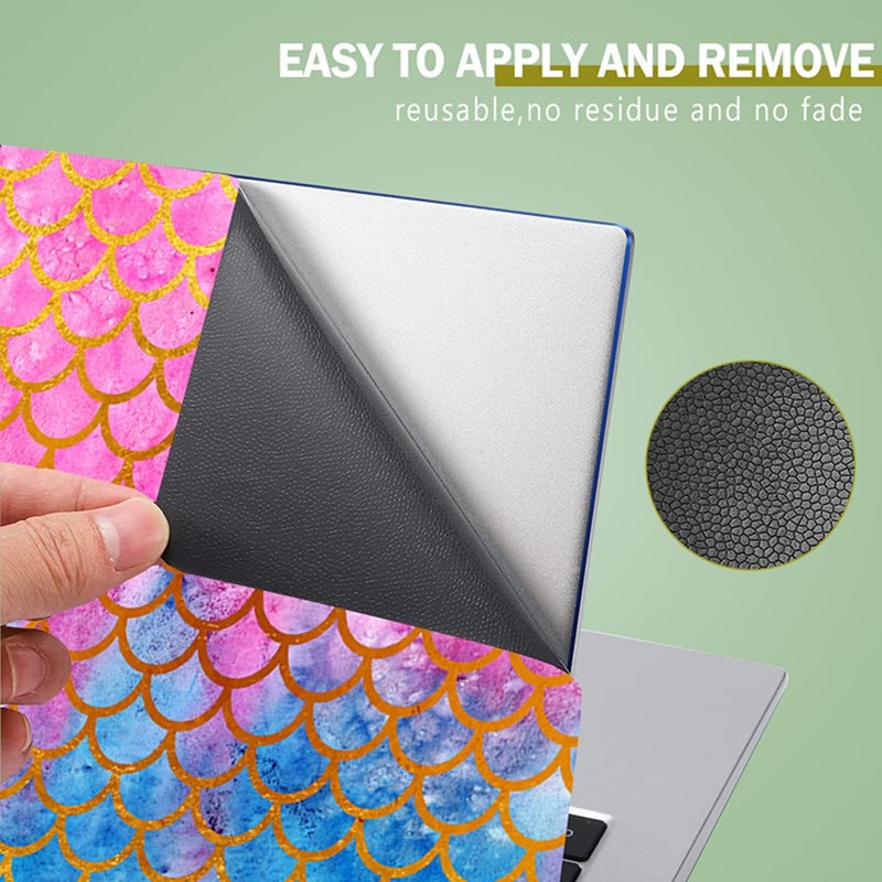 icolor Mermaid 11.6 13 13.3 14 15 15.6 inches Netbook Laptop Skin Sticker Reusable Protector Cover Case for Laptop Notebook FY-NEK-12 - Image 4