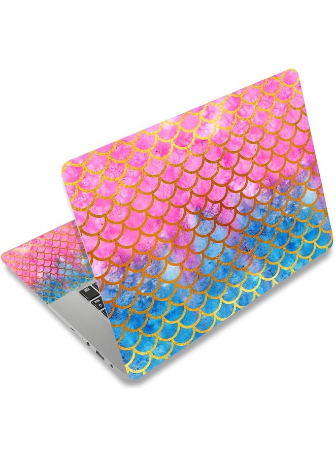 icolor Mermaid 11.6 13 13.3 14 15 15.6 inches Netbook Laptop Skin Sticker Reusable Protector Cover Case for Laptop Notebook FY-NEK-12 - Image 1