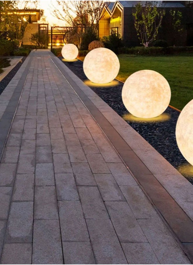 ٍSiera Light - Luminous moon ball stand lighting, white color 30015 - Image 1