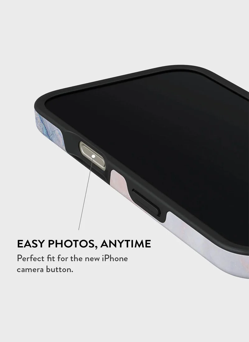 BURGA BURGA Phone Case Compatible with iPhone 16 PRO Hybrid Silicone Protective Case Holo Design Mobile Cover