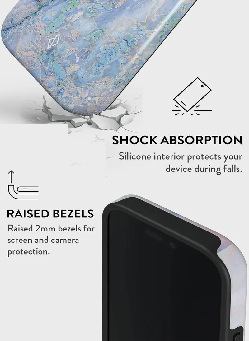 BURGA BURGA Phone Case Compatible with iPhone 16 PRO Hybrid Silicone Protective Case Holo Design Mobile Cover
