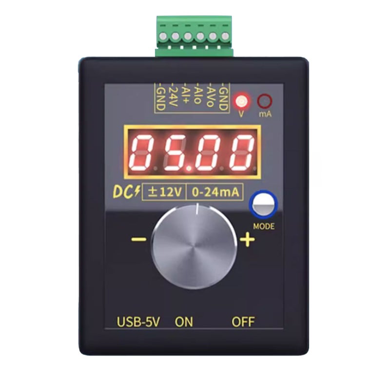 FNIRSI SG-002 Handheld Small Voltage Current Generator DC 0-10V 0-22mA Current Voltage Signal Producer - Image 1