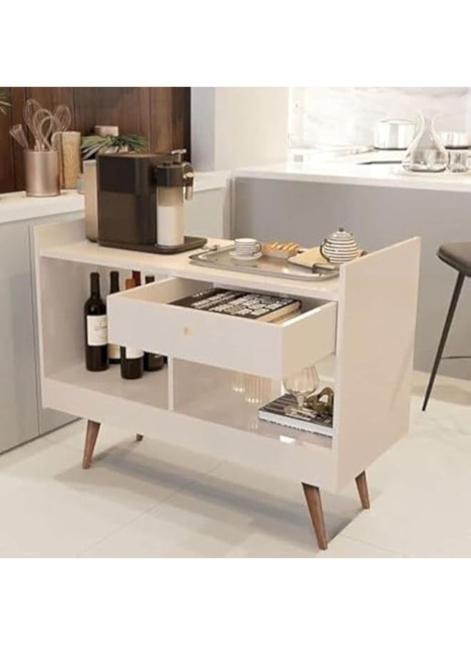 Generic Chic and Practical A Coffee Cabinet with Ample Storage for Coffee Machines, Mugs, and Essentials, Perfect for Any Home. 