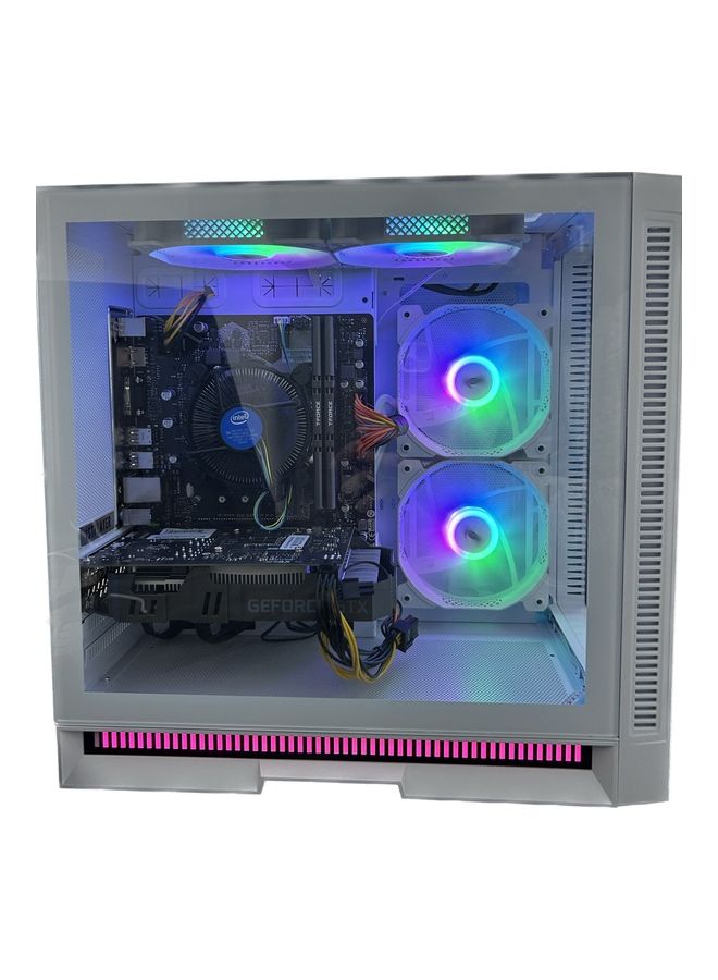 فرست بلاير جهاز كمبيوتر TMD WOLF Pro للألعاب، معالج Core i5-10400F، ذاكرة وصول عشوائي (RAM) سعة 16 جيجابايت (2X8)، محرك أقراص SSD سعة 1 تيرابايت، نظام تشغيل Windows 10 Pro، بطاقة رسومات NVIDIA GeForce GTX 1650 مع مراوح RGB باللون الرمادي رمادي - Image 2