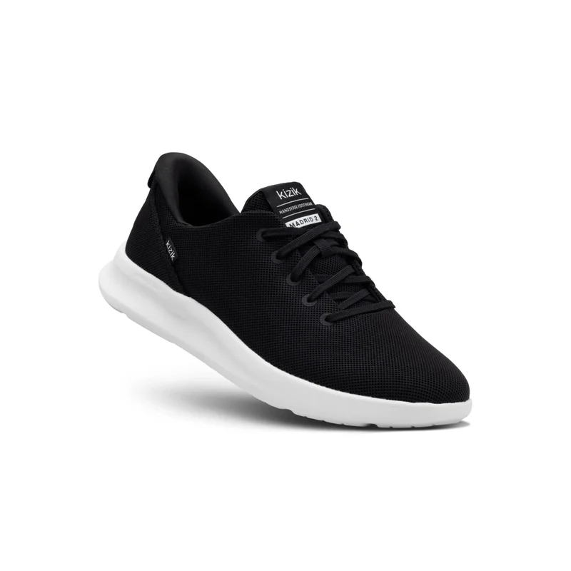 Kizik Men's Madrid 2 - Black/Bright White