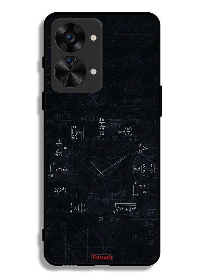 Tolwak OnePlus Nord 2T 5G Protective Case Cover Maths Clock - Image 2