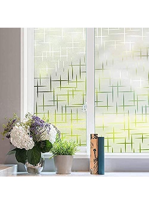 A1 Decor A1 Decor Frosted Glass Window FilmPrivacy Glass StickerGlass FilmFrosted StickersDecorative Glass StickersWindow Glass FilmsHome Glass Film StickersSparkle White 12x96 Inchs Pack1 
