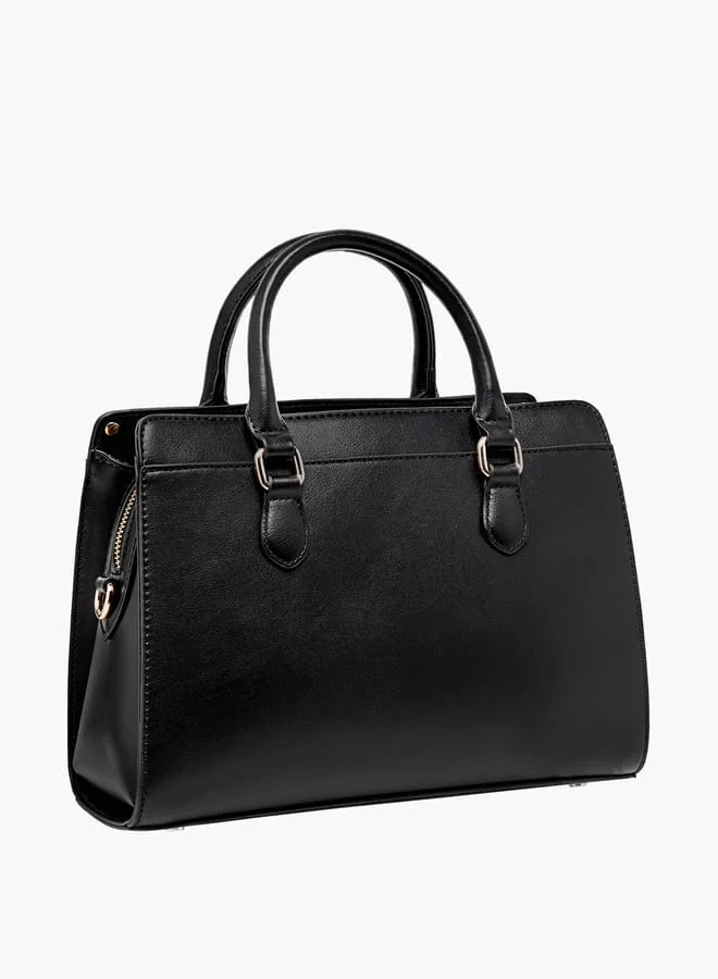 سيليست Women Quilted Tote Bag with Detachable Strap and Zip Closure