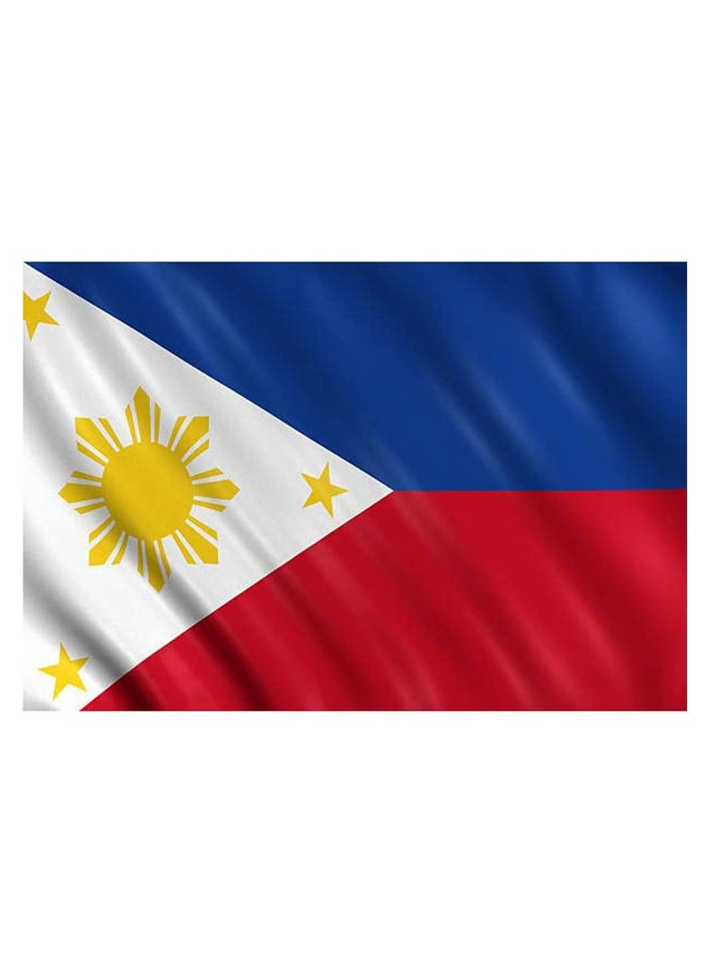 AFC 2019 PHILIPPINES FLAG size 96X64cm. It is designed as per the prevailing industry standards, it scores high on the aspect of utility. The quality material used in It's construction makes it durabl