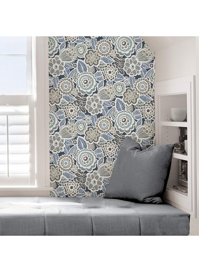 نو وولبيبر ورق جدران Nus3160 Dream On Navy قابل للتقشير واللصق باللون الأزرق - Image 5