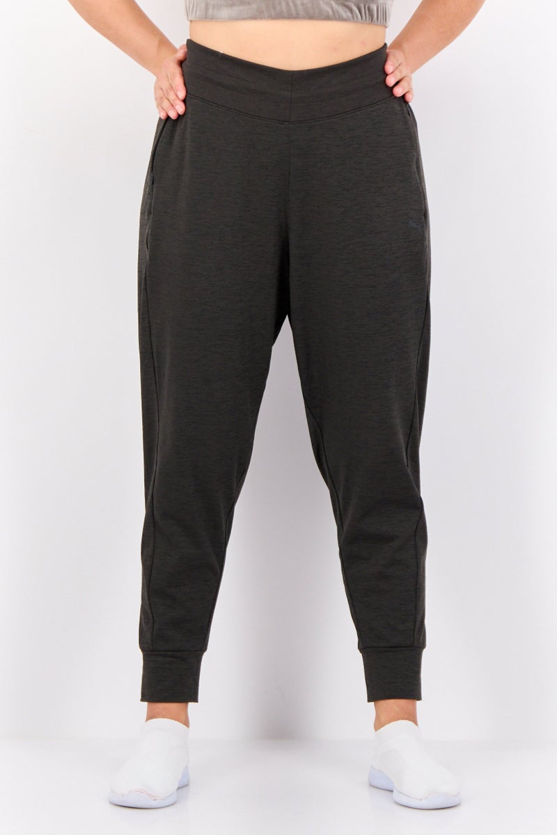 PUMA Women Tight Fit Brand Logo Training Sweatpants, Black - Image 1