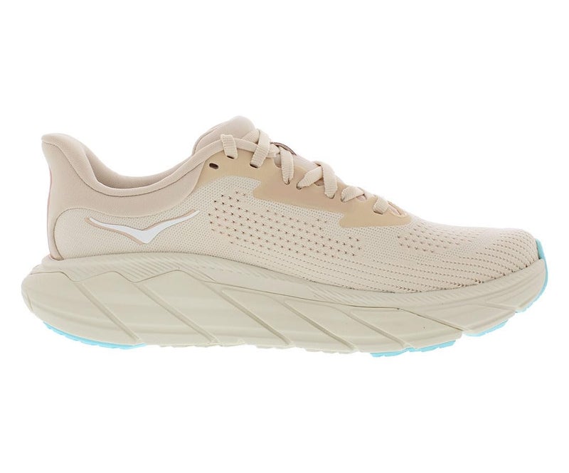 HOKA Arahi 7 Womens Shoes Size 9, Color: Vanilla/Cream - Image 3