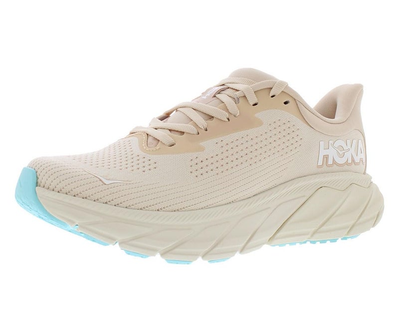 HOKA Arahi 7 Womens Shoes Size 9, Color: Vanilla/Cream - Image 1