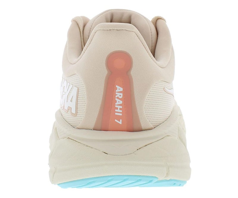 HOKA Arahi 7 Womens Shoes Size 9, Color: Vanilla/Cream - Image 4
