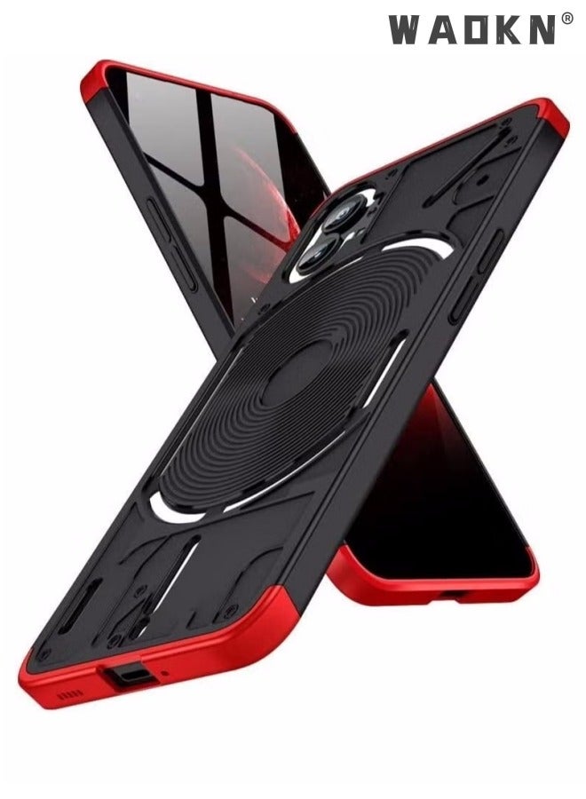 WAOKN Compatible with Nothing Phone 1 Phone Case, Hard PC Matte Back Shell Premium Slim 360 Degree Full Body Protective Shockproof Ultra Thin Cover for Nothing Phone (1) - Image 1