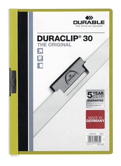 Durable Durable Duraclip File (A4, Green, DUPG2200-05) 