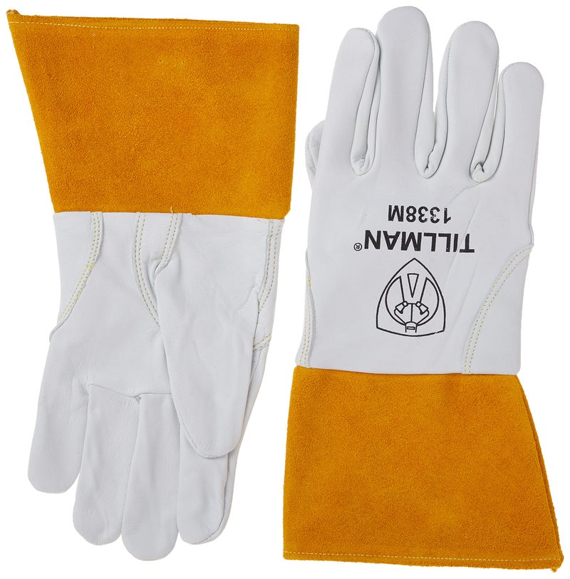 Tillman 1338M Goatskin Tig Glove4 Cuff-Cd Medium By Tillman (1338 - Medium)  White - Image 1
