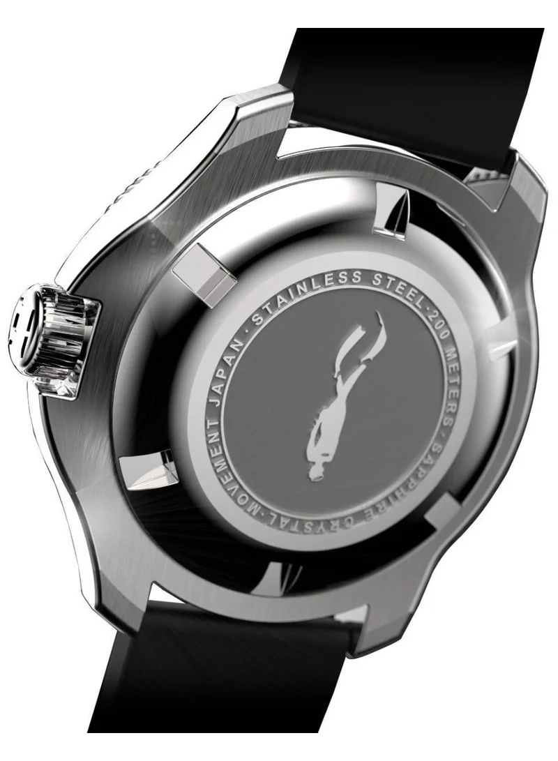 RATIO  Ratio FreeDiver X Marine Black With Black Ceramic Inlay Automatic Diver RTX001 200M Men's Watch for Men | Best Price UAE